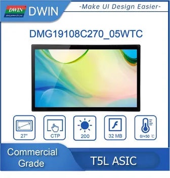 DWIN 27.0 hüvelykes, 1920*1080 Pixel, 16,7 millió Szín, IPS, Széles Látószög, 2K HD Smart Screen DMG19108C270_05WTC