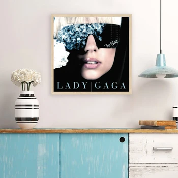 Lady Gaga Zenei Album Borító Poszter, Művészi Vászon Festmény, Fali Kép Nappali Lakberendezés ( Nincs Keret )