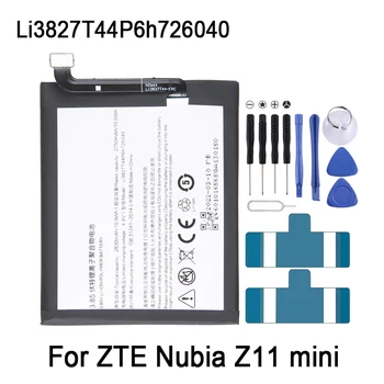 Telefon Akkumulátora A ZTE Nubia Z11 mini 2750mAh Újratölthető Lítium Akkumulátor Csere Li3827T44P6h726040
