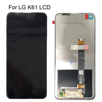 Tesztelt lcd LG K61/Q61 LM-Q630 Q630 LMQ630EAW LM-Q630EAW LCD Kijelző érintőképernyő Digitalizáló Közgyűlés Üveg Panel