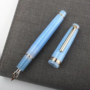 Új Jinhao 82 átlátszó töltőtoll Akril F 0,5 mm tollhegy iskola irodaszerek üzleti írásban tinta, toll