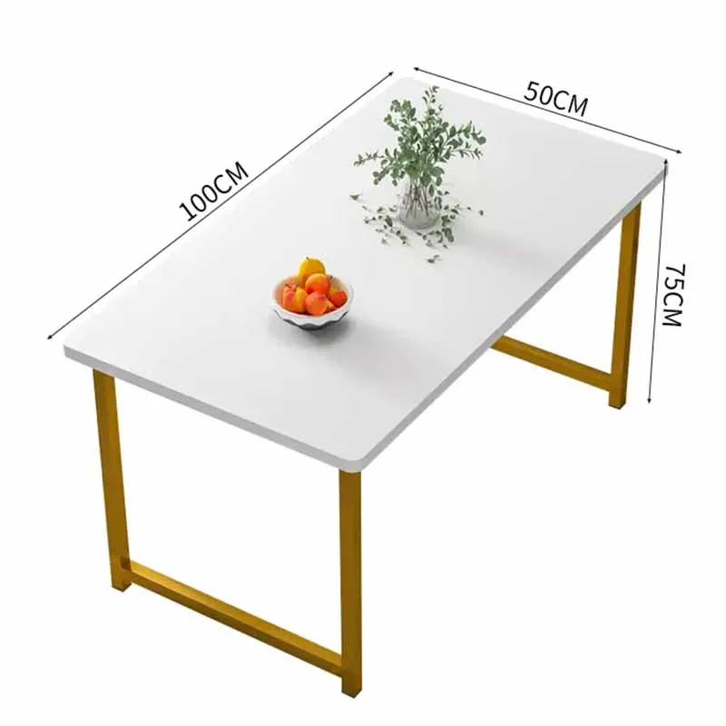 Északi Arany Lábak Étkező Asztal Luxus Szervező Modern Köröm Asztalkák Számítógép Nappali Fennsík De Jantar Otthon Bútor